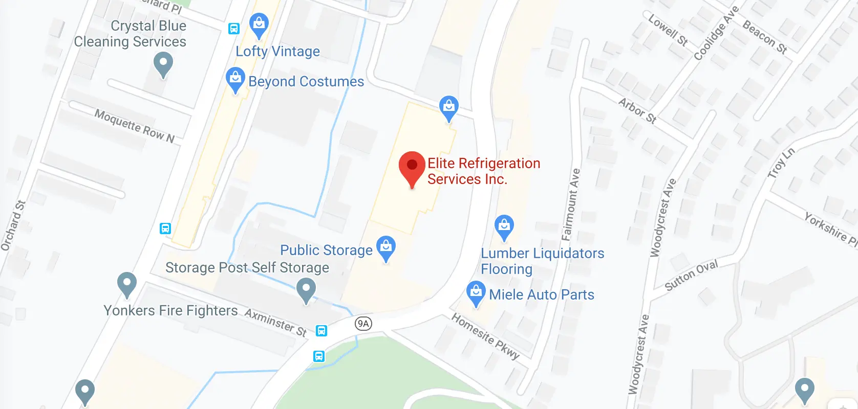 Elite Refrigeration Services, Inc Map