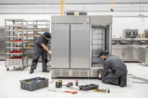 commercial refrigeration installation process