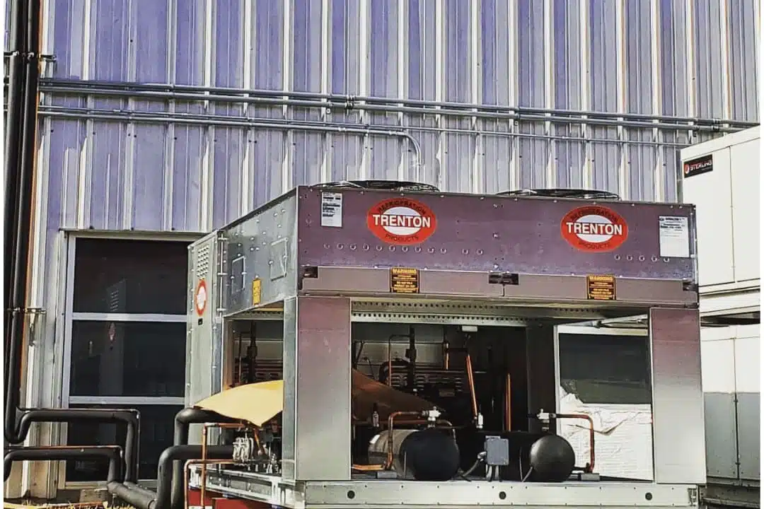 Electrical Panel Connected To Commercial HVAC System In Building